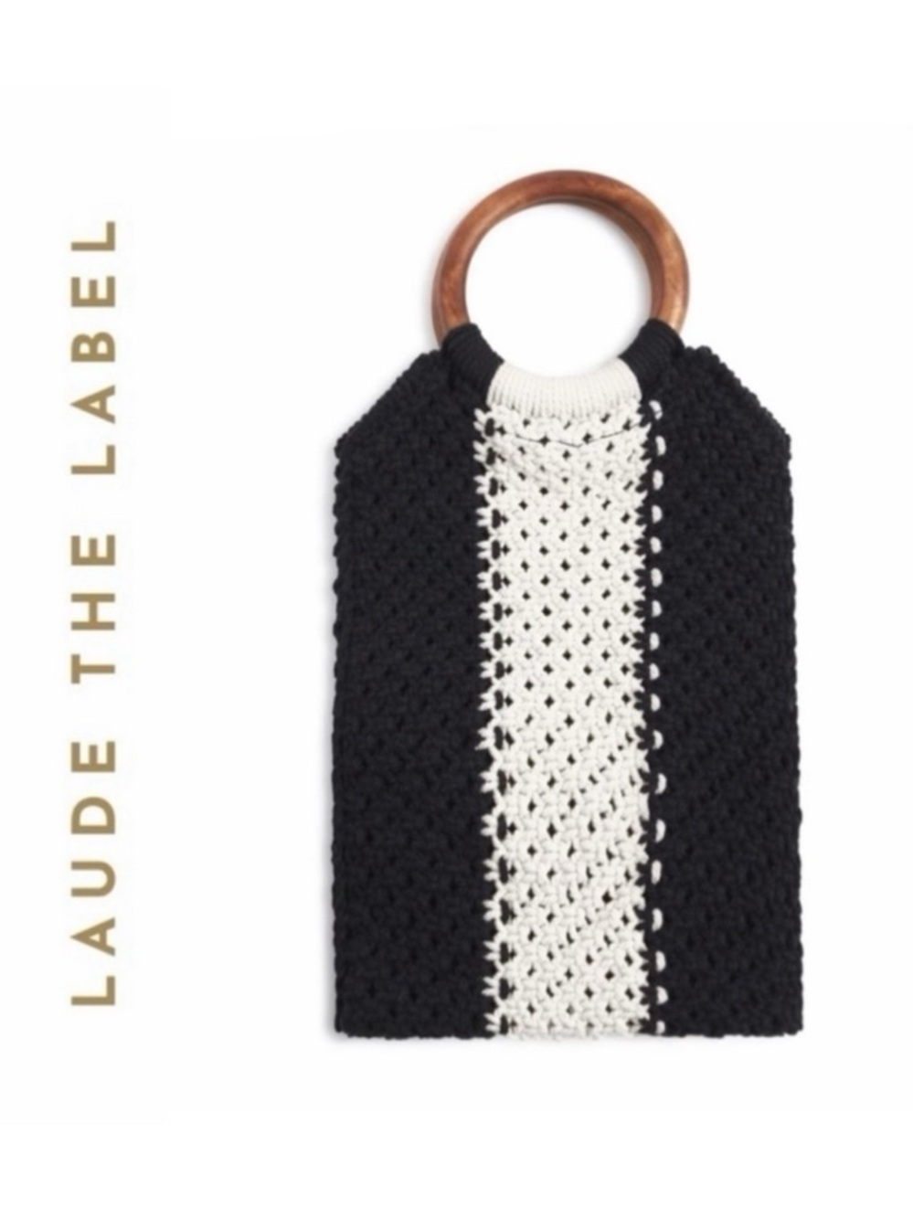 NWT Curateur × LAUDE THE LABEL Gabby Mini Macrame Bag